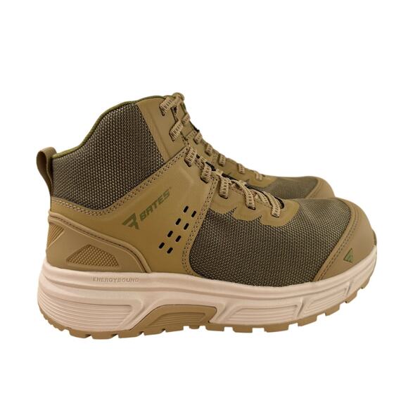 NEW Bates Men\'s Jumpstart Mid Energy Bound Carbon Toe Boots - Coyote Size 7.5 main image 4